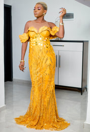 Golden Diva dress