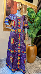 Robe Bazin Brodée